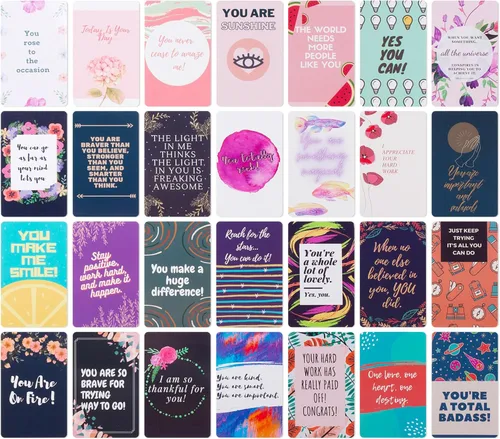 Vista 2 de Mr. Pen Tarjetas de aliento - 100 piezas, citas inspiradoras y motivacionales, tarjetas de bondad