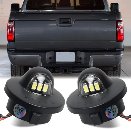 Vista 8 de Lámpara LED para placa de matrícula, compatible con Ford F150, F250, F350, Super Duty Ranger Explorer, Bronco Excursion, Expedition, de 6500 K