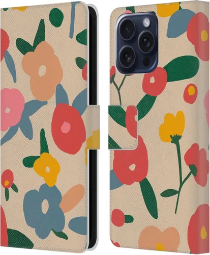 Vista 182 de Head Case Designs Officially Licensed Ninola Ditsy Flowers Yellow Nature Bold Leather Wallet Case Compatible with Samsung Galaxy A07 4G