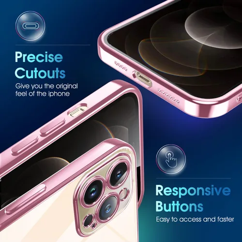 Vista 640 de Supdeal Funda cristalina transparente para iPhone 11, [No se amarillea] [Protección de la cámara] [Probado contra caídas de grado militar] Funda