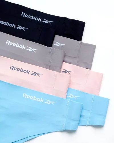 Vista 2 de Reebok Women's Underwear - Stretch Performance Thong Panties (8 Pack)