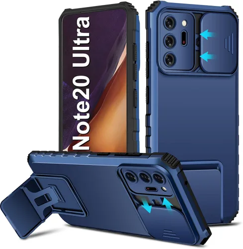 Vista 28 de Note 20 - Funda compatible con Samsung Galaxy Note20 5G de 6.7 pulgadas, funda deslizante para cámara, funda de grado militar a prueba de golpes