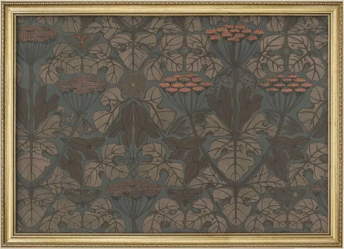 Vista 333 de MUDECOR Lienzo enmarcado prémium para pared, pinos nevados en bosque de invierno, ilustraciones modernas, arte contemporáneo, escénico, divertido