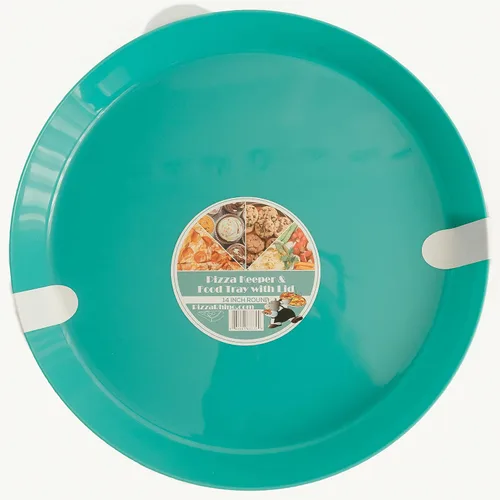 Vista 10 de Pizza Keeper redondo de 14 pulgadas (azul)