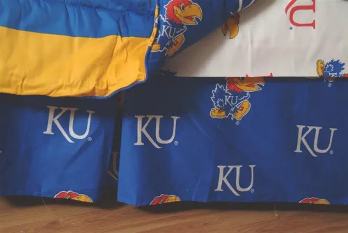 Vista 8 de College Covers Everything Comfy Nebraska Cornhuskers - Falda de cama con volantes, tamaño individual