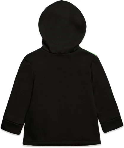 Vista 8 de Monster Jam Sudadera con capucha de forro polar con media cremallera, color negroverde, Verde, metálico