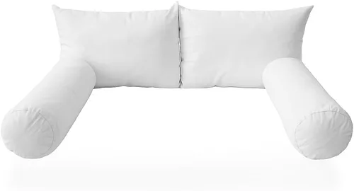 Vista 3 de Prolinemax Cojín de almohada y cojín de almohada de tamaño individual estilo 2, relleno de fibra de poliéster, para exteriores, interiores, porche