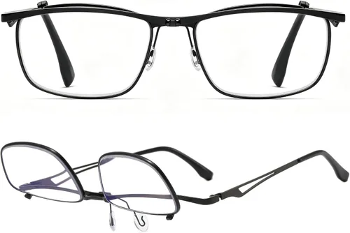 Vista 10 de Hubeye Flip Top Metal Blue Light Filter Reader Unisex Silvery