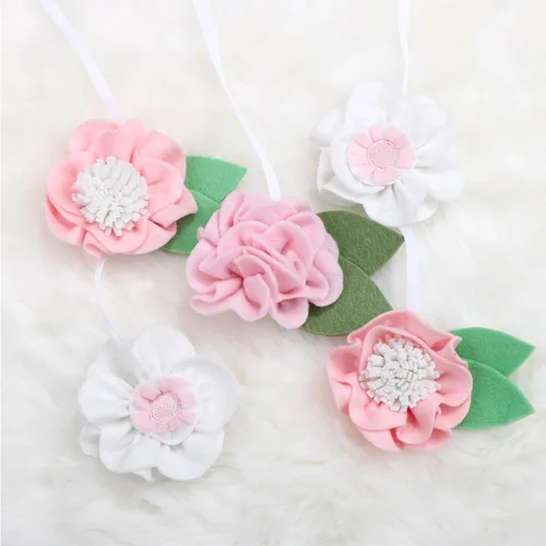 Vista 7 de Móvil de Cuna para Niñas de The Peanutshell - Móvil Musical Rosa para Cuna de Bebé con 12 Canciones de Cuna, Móvil de Cuna de Flores para Decoración