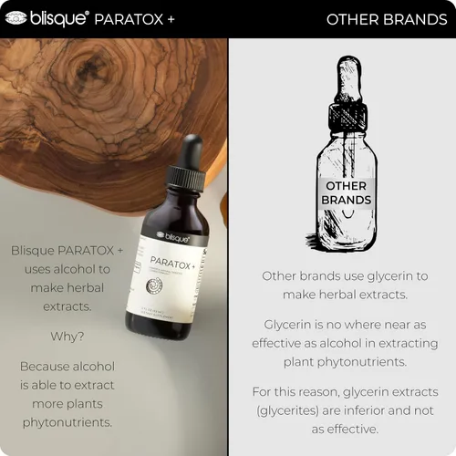 Vista 5 de Blisque Extrem Natural para Suplemento de limpieza dirigido con cáscaras de nogal negro 2 onzas 59 porciones