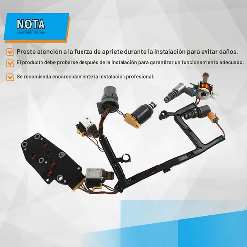 Vista 6 de Kit de solenoide maestro de transmisión 4L60E EPC Shift TCC 3-2 PWM con arnés compatible con GM Chevrolet 2003-2005 remanufacturado