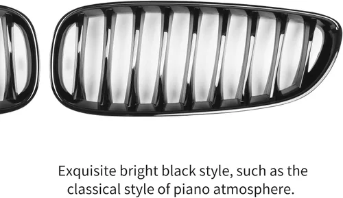 Vista 4 de Qitian Rejilla E89, 1 listón ABS negro delantero de repuesto para BMW Z4 E89, 2009-2016