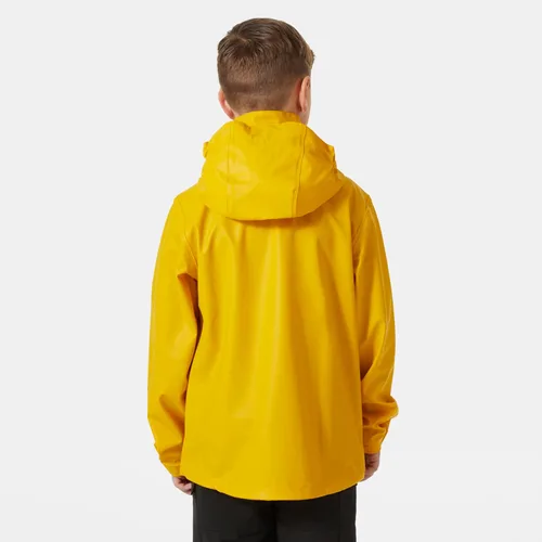 Vista 7 de Helly-Hansen Junior Moss Jacket - Unisex Coat with HELOX, YKK Zipper, Detachable Hood, Adjustable Cuffs & Hem, Hand Pockets