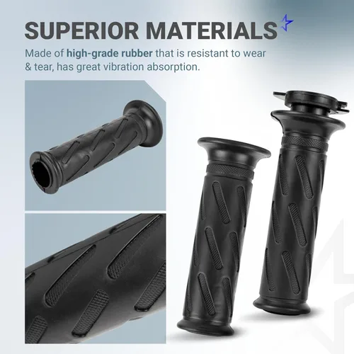 Vista 3 de BlueStars Durable 57110-29G02-291 & 57211-22D02-291 - Agarres de mano para motocicleta, compatibles con Suzuki GSX-R600 GSX-R750 GSX-R1000 AN400