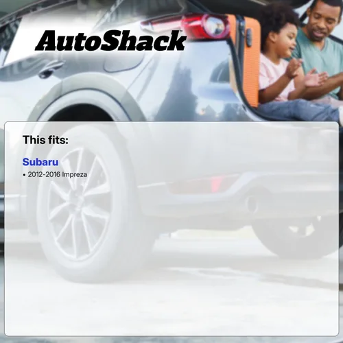 Vista 2 de AutoShack Rotores de freno perforados y ranurados delanteros y traseros Reemplazo para Subaru Impreza 2.0L AWD 2012-2016 Recubrimiento E negro