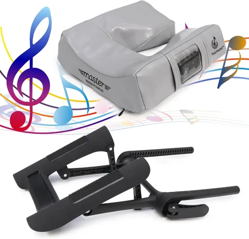 Vista 12 de Master Massage Universal MusicMaster - Juego de cojines redondos de media luna y mesa de masaje ajustable, juego de mesa de masaje/reposacabezas