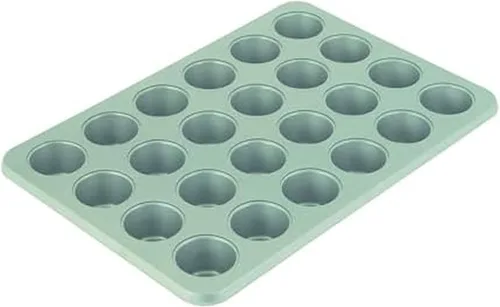 Vista 25 de KitchenAid Molde antiadherente de acero aluminizado, apto para lavavajillas, agave, 12 tazas