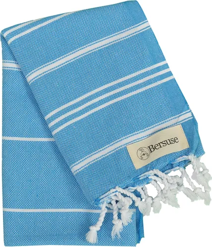 Vista 17 de Bersuse 100 % algodón - Toalla de mano Anatolia turca - Fouta Peshtemal para baño y playa - Para cabeza, rostro, cabello, bebés, cuidado, cocina