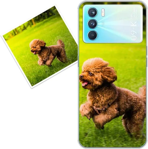Vista 190 de Funda personalizada compatible con Oppo A1 Pro, fundas de teléfono personalizadas con imagen de foto, imagen de texto, cubierta transparente