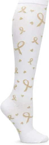 Vista 25 de Nurse Mates Calcetines de pantorrilla para mujer Compresión de 12-14 mmHg Soporte y comodidad superiores 1 par Tinte espacial Aqua Breeze