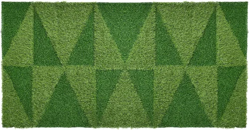 Vista 8 de Césped artificial para suelos y paredes, decoración de pared de plantas artificiales resistente a los rayos UV, diseño 3D para interiores