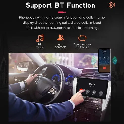 Vista 4 de 4G+64G 7 ''Android 13 Car Stereo para Ford F150 2004 2005 2006 2007 2008 2009 2010 2011 2012 2013 2014 pantalla táctil W/inalámbrico Carplay Android
