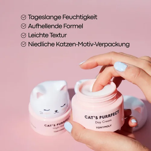 Vista 2 de TONYMOLY Crema de Día Purrfect de Cat, 1.76 oz.