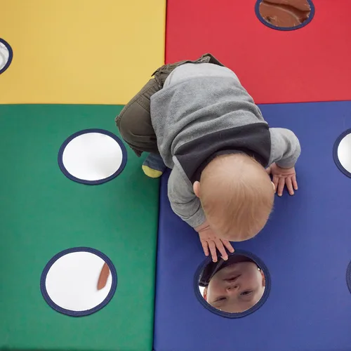 Vista 10 de ECR4Kids SoftZone 123 Look at Me - Tapete de actividades plegable, surtido Variado