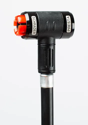 Vista 6 de Panaracer BMP-22AEZ Portable One-Touch Pump, Compatible with Schrader and Presta Valves