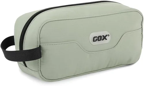 Vista 14 de GOX Neceser de viaje Dopp Kit caso para hombres multifunción bolsa organizadora de embalaje Negro/Gris