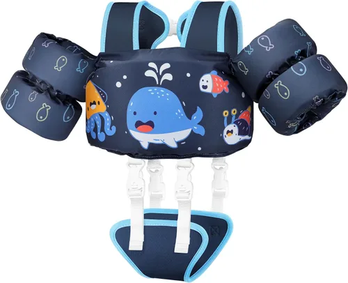 Vista 10 de Vvinca Puddle Kid Jumper for 13-30-66 Lbs,Toddlers Pool Floaties for 1-10 01-Sandía