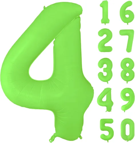 Vista 37 de Globos gigantes de helio de aluminio de 40 pulgadas, color negro, globos digitales grandes del número 0 para decoración de fiesta de cumpleaños