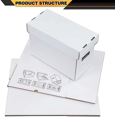 Vista 2 de CNNELL Paquete de 3 cajas de almacenamiento de cómics