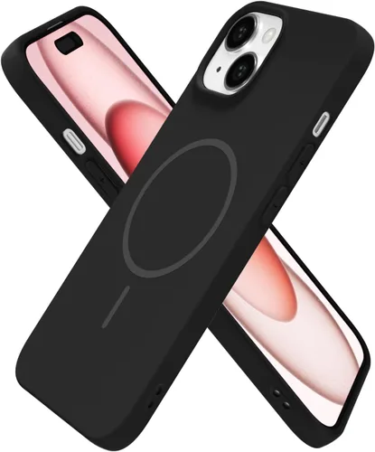 Vista 177 de Oakxco Funda de Silicona Mag Safe para iPhone 12 Pro Max, Funda Magnética Delgada y Fina Compatible con Carga Inalámbrica MagSafe, Bonita Funda