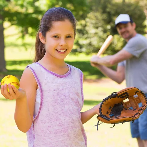 Vista 6 de Leyndo 24 pelotas de béisbol de espuma suave para batear, práctica, entrenamiento, pelotas de béisbol de espuma para jugadores, juego de bolas