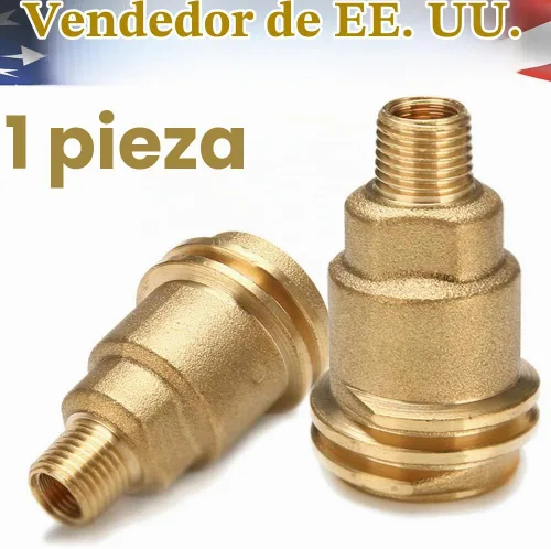 Vista 5 de JINYI QCC1 - Adaptador de manguera de montaje de gas propano de tuerca con rosca macho de 1/4 de pulgada, accesorios de conexión rápida, adaptador