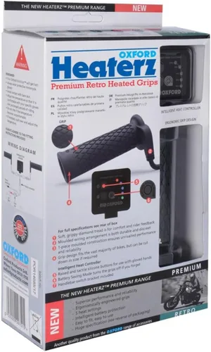 Vista 11 de Oxford - Heaterz Premium Sports (Empuñaduras para motocicleta con control de temperatura)