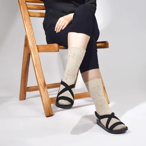 Vista 6 de AEROTHOTIC Sandalias para caminar para mujer, con soporte de arco, ligeras, deportivas, ajustables, con correa trasera, para invierno, senderismo