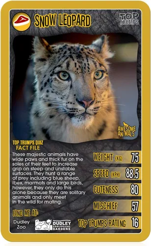 Vista 3 de Top Trumps Juego de cartas Awsome Animals - Juegos familiares para niños y adultos - Juegos de aprendizaje - Juegos de cartas para niños para 2