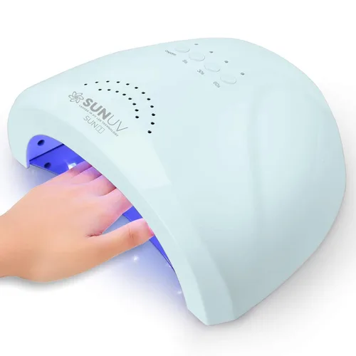 Vista 12 de SUNUV Lámpara de uñas LED UV, luz de gel para esmalte de uñas, secadora UV con 3 temporizadores SUNone White