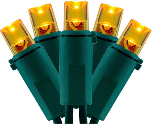 Vista 12 de YULETIME 200 luces LED de Navidad azules de gran angular, 66 pies, cable verde, certificado UL, 0.197 in, juego de luces navideñas (azul) Stay