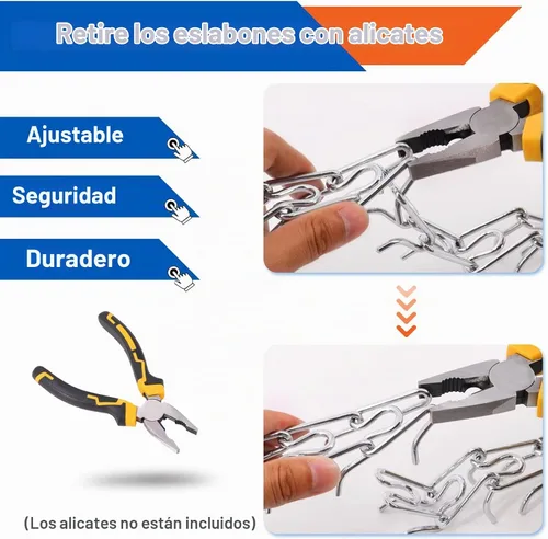 Vista 4 de Supet Collar de punta para perro, collar de estrangulador ajustable para perro con hebilla de liberación rápida/cubierta de nailon para perros Negro