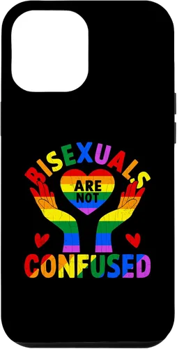 Vista 25 de iPhone 16 LGBTQ Gay Lesbian Funny Bisexuals Not Confused Pride Graphic Case