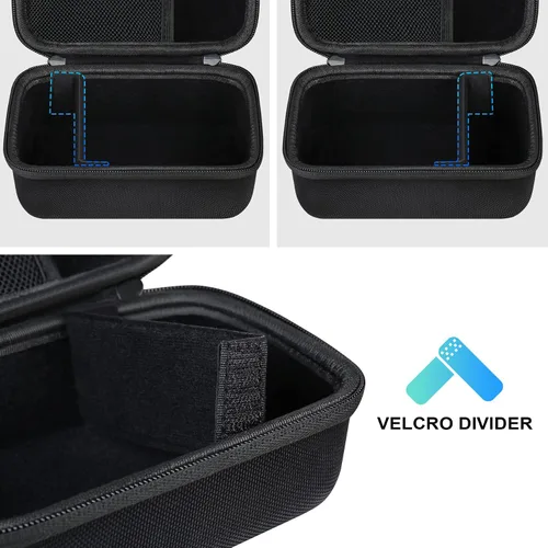 Vista 3 de BOVKE Funda de transporte para iHealth Track Smart Monitor de presión arterial superior del brazo, iHealth Bluetooth para máquina de presión Negro