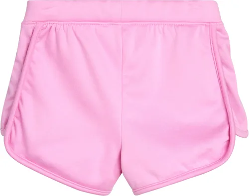 Vista 7 de Body Glove Pantalones cortos activos para niñas, paquete de 4 pantalones cortos de delfín para gimnasio y gimnasio (Talla 7-12)