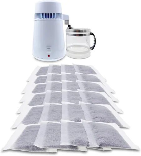 Vista 6 de Xcivi Filtros destiladores de carbón activado de repuesto compatibles con Megahome y otros destiladores de agua de encimera (24)
