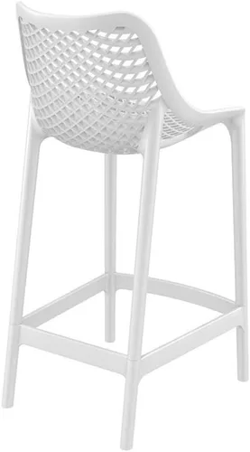Vista 3 de Compamia Taburete de mostrador Air Patio en blanco (juego de 2)
