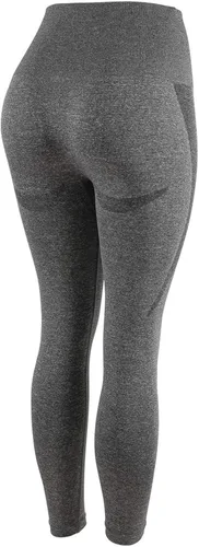 Vista 3 de ZJRXM Leggings para mujer con levantamiento de glúteos, pantalones de yoga fruncidos, cintura alta, sin costuras, mallas de compresión