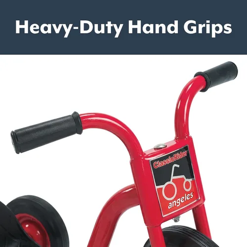 Vista 6 de [Usado] ClassicRider - Empujador de pedales de 10" LT Big Wheel Toddler Tricycle with 4" Tall Seat & Spokeless Tires, Rust-Resistant Kids Bike for