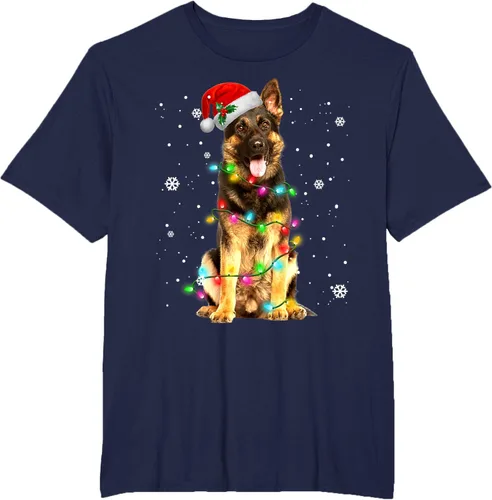 Vista 53 de Suéter de Navidad para perros de pastor alemán, suéter de Navidad para regalos de perros, Negro, S